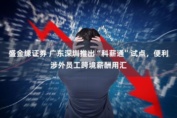 盛金缘证券 广东深圳推出“科薪通”试点，便利涉外员工跨境薪酬用汇