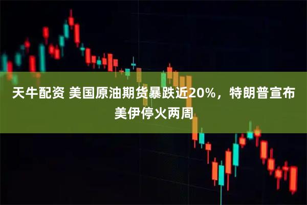 天牛配资 美国原油期货暴跌近20%，特朗普宣布美伊停火两周